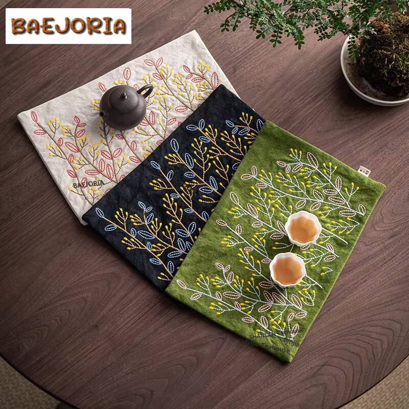 Serbet Teh Kanvas Bordir Buata - Embroidery Cloth ulasan dan harga
