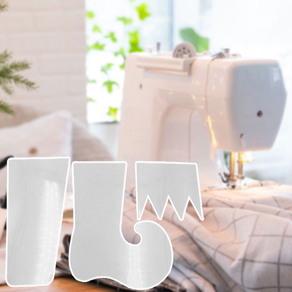 Elf Natal Stocking Template Pl - Embroidery Xmas Stocking ulasan dan harga