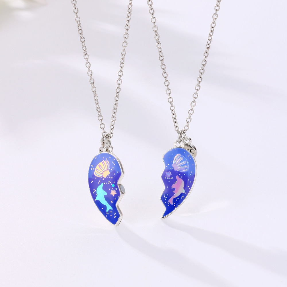 Karsyngirl 2 Buah/Set Kalung B - Embroidery Chain Stitch ulasan dan harga