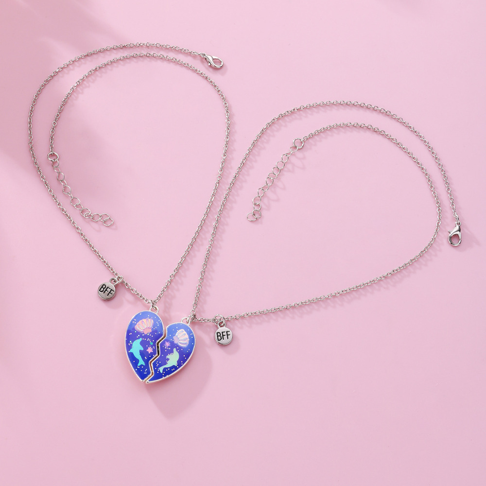 Karsyngirl 2 Buah/Set Kalung B - Embroidery Chain Stitch ulasan dan harga