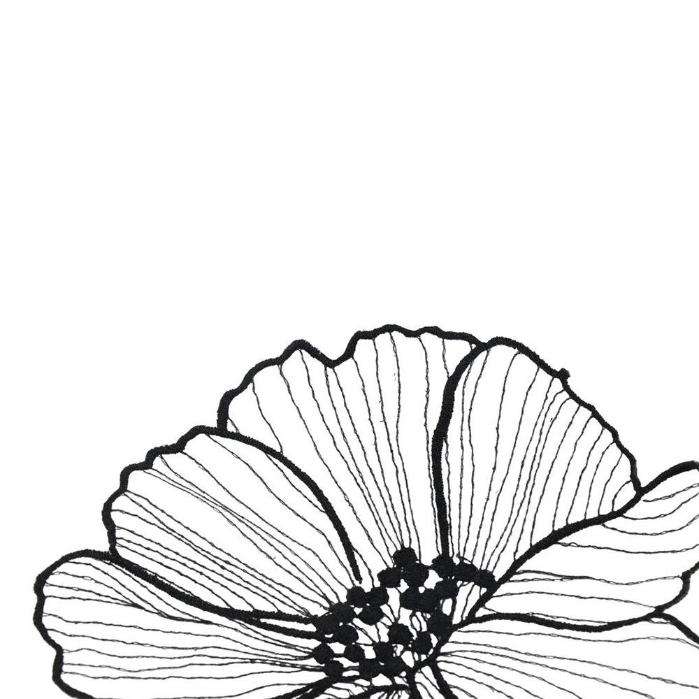 Patch Bordir Pakaian, Aplikasi - Embroidery On Black Shirt ulasan dan harga