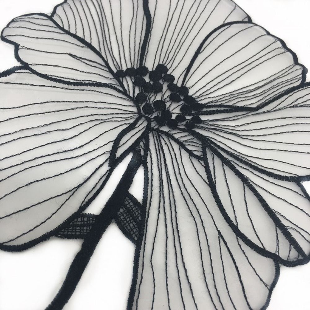 Patch Bordir Pakaian, Aplikasi - Embroidery On Black Shirt ulasan dan harga